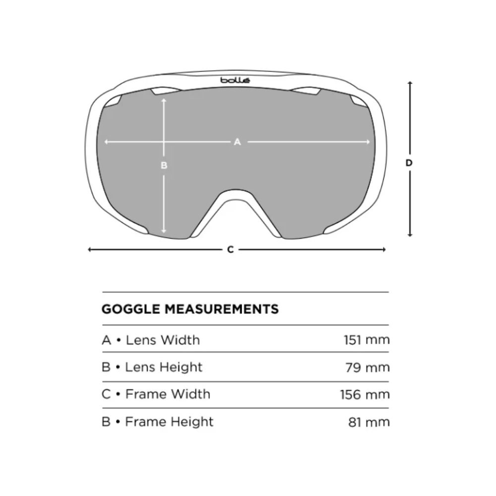 Bolle Royal Ski Goggles for Kids & Youth (8-14 Years) - Matte White Rose Gold Lens - Anti-Fog UV Protection - Winter Sports & Snowboarding Accessories