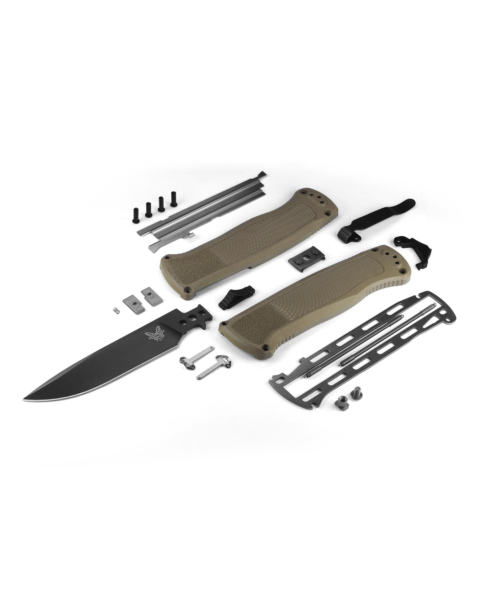 Shootout® Ranger Green Grivory® Drop Point Tactical Knife - Outdoor Survival, Hunting, Camping & EDC Gear