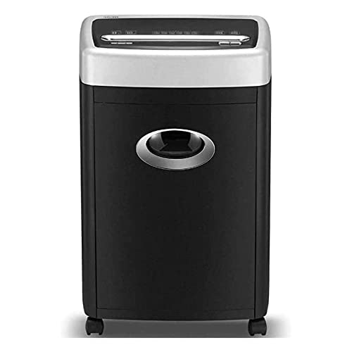 Ultra-Quiet Heavy Duty Cross Cut Paper Shredder for Office & Home - Commercial Grade High-Density Shredder with Infrared Sensor - Perfect for Confidential Documents, Bills, and Credit Cards (Home Office & Small Business Use)