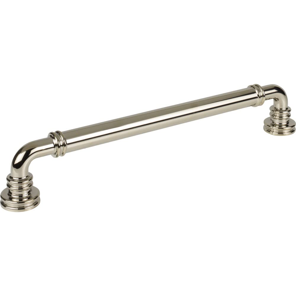 Top Knobs Cranford 12-Inch Appliance Pull Cabinet Handle - Polished Nickel Finish for Kitchen & Bathroom Cabinets