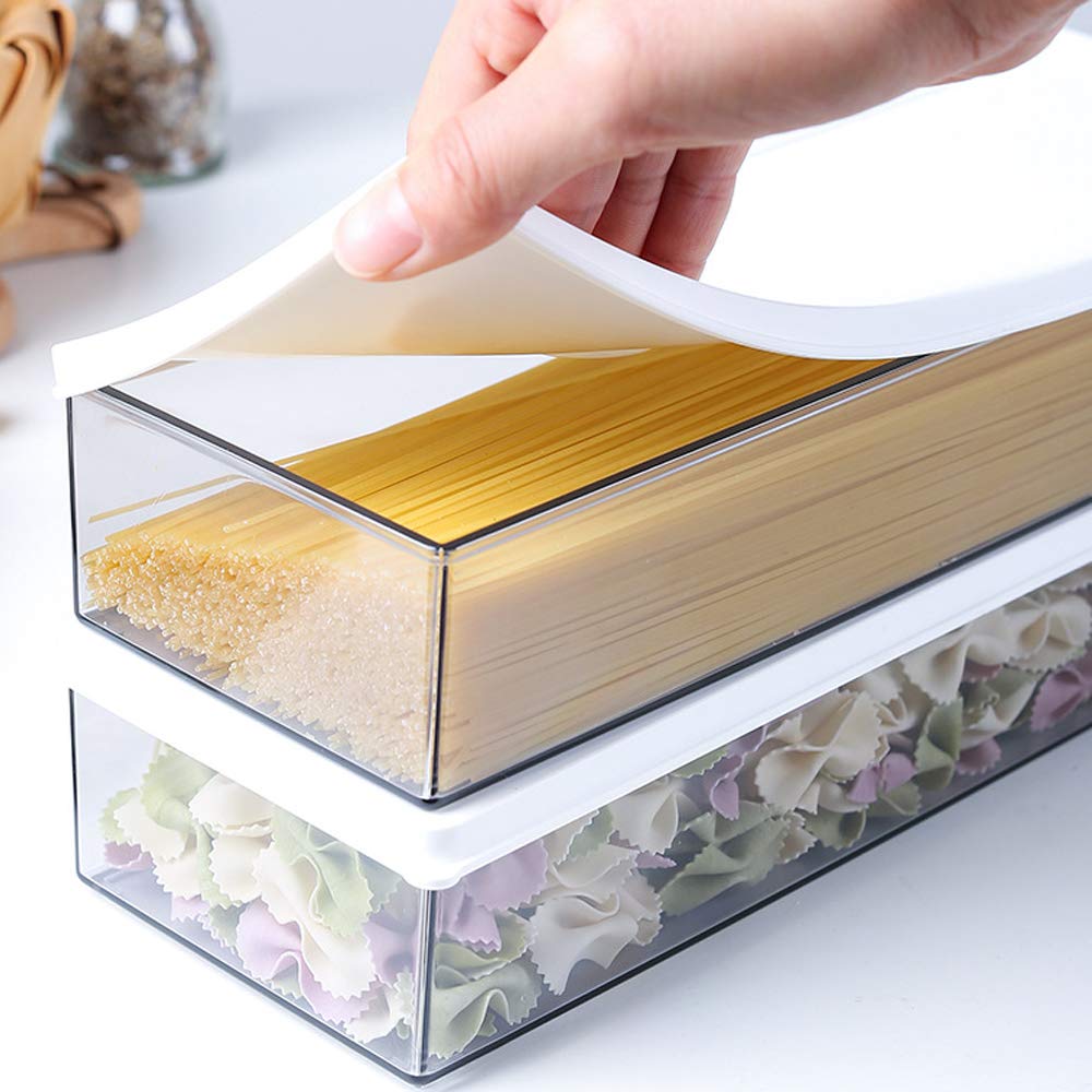 Plastic Kitchen Drawer Organizer with Lid & Drainer - Flatware Tray for Utensils Storage, Food Container for Refrigerator | Perfect for Kitchen Organization, Dining Table Setting & Party Serving