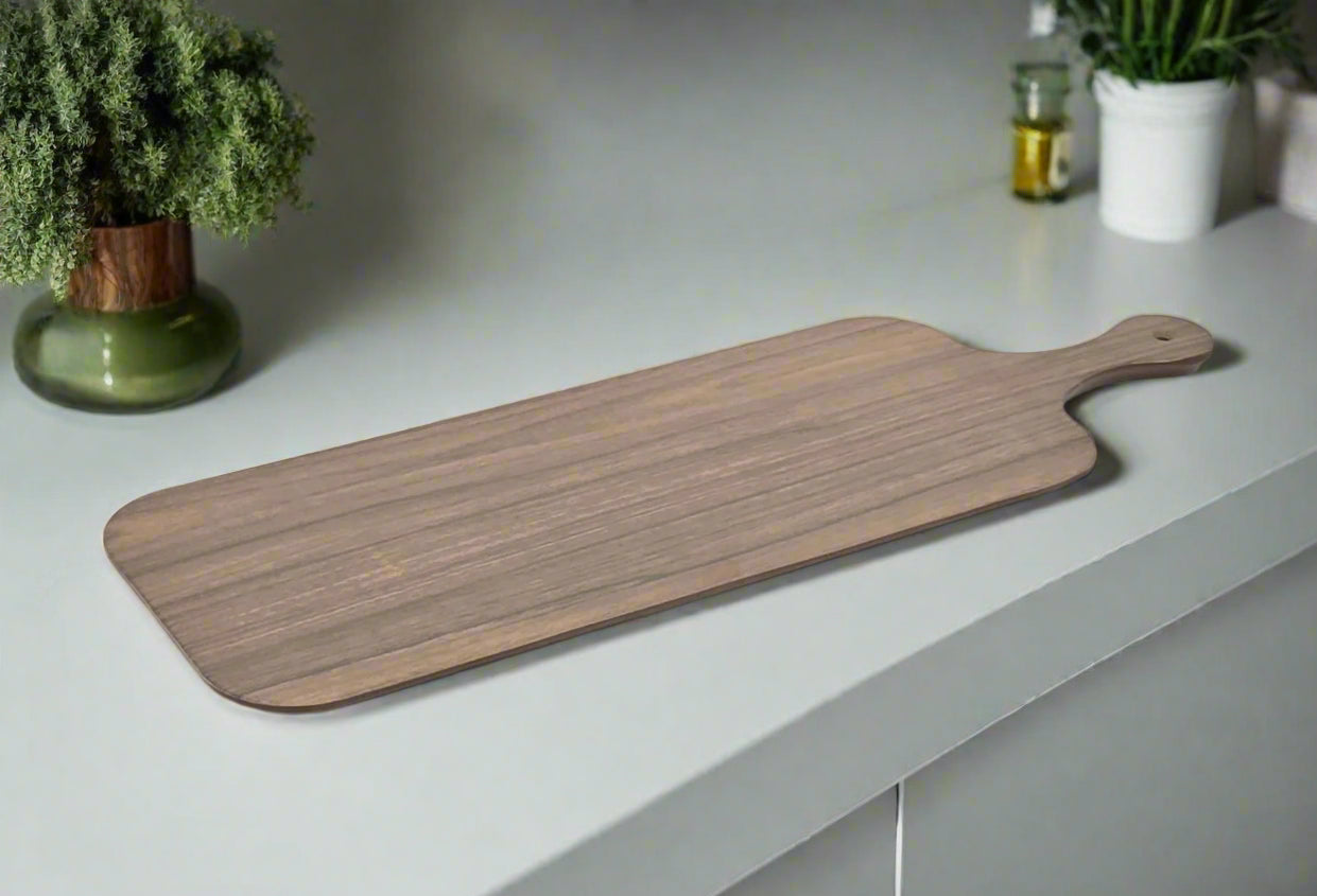 24x8 Inch Melamine Cheese Board - Durable & Lightweight Serving Tray for Cheese, Charcuterie, Appetizers - Perfect for Parties, Picnics & Entertaining