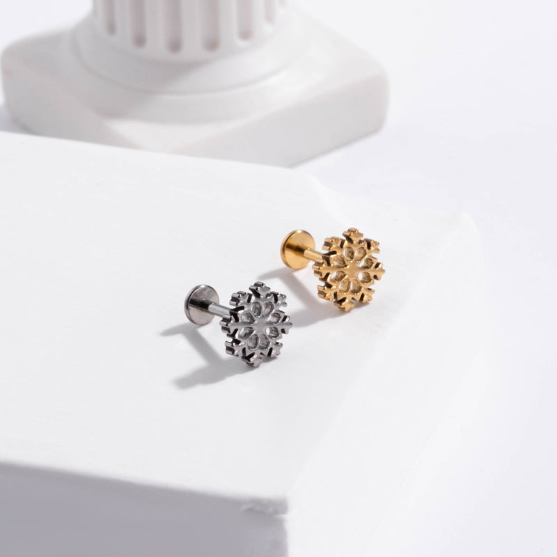 16G Cartilage Titanium Earrings with Diamond Accents - Tiny Hypoallergenic Stud Earrings for Women | Perfect for Daily Wear, Special Occasions & Sensitive Ears | HSPJ541
