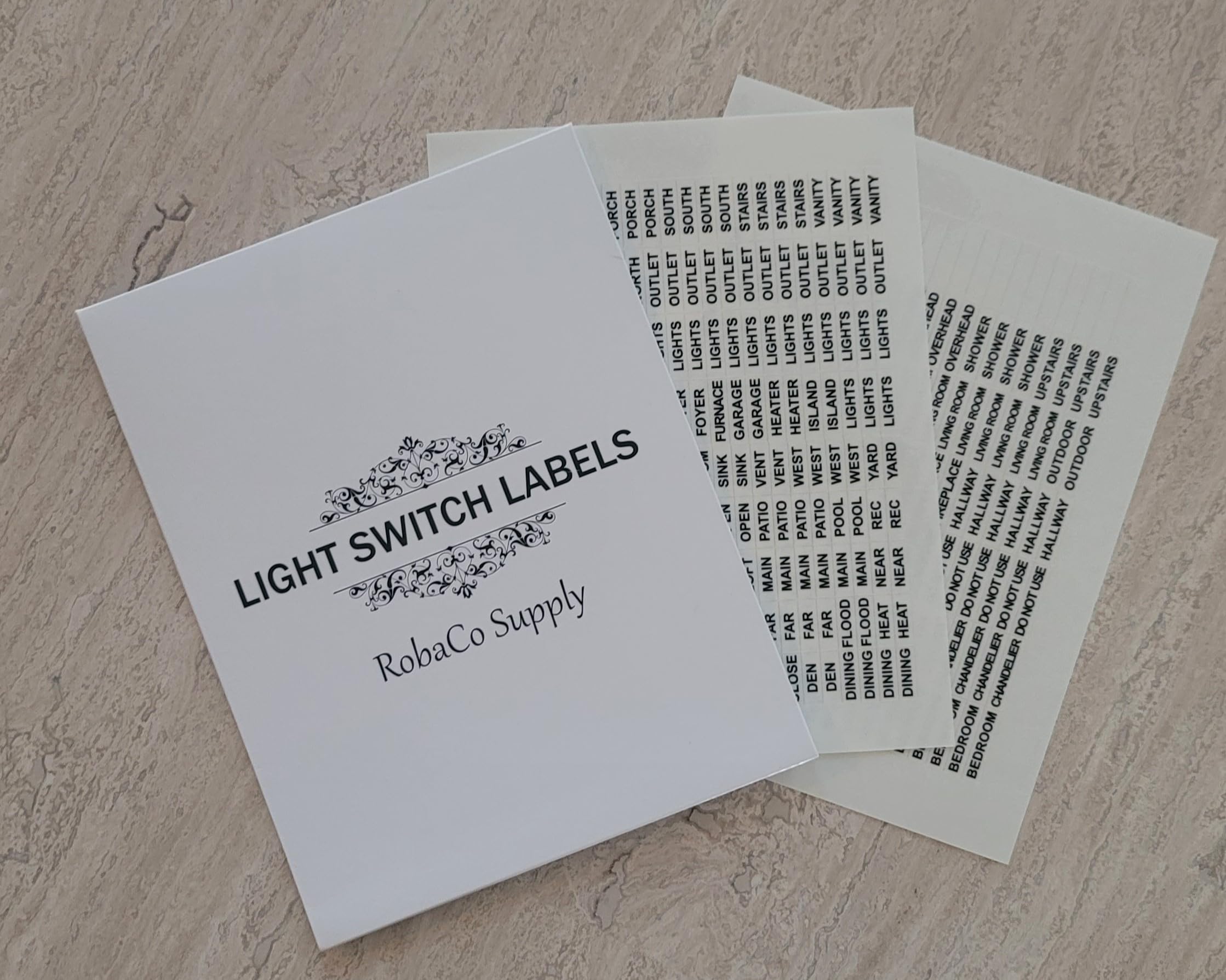 Light Switch Labels - Clear Transparent Switch Identifier System for Home & Office Organization | Perfect for Smart Homes, Apartments & Workspaces