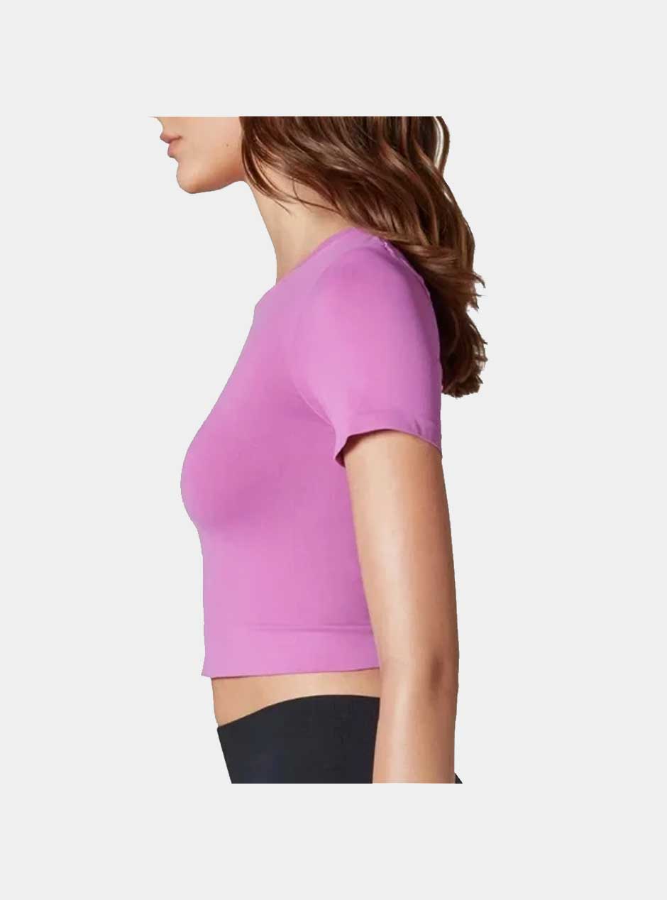 NUX Active Women's Favorite Crop Top - Virgo Pink | Workout, Yoga & Casual Wear