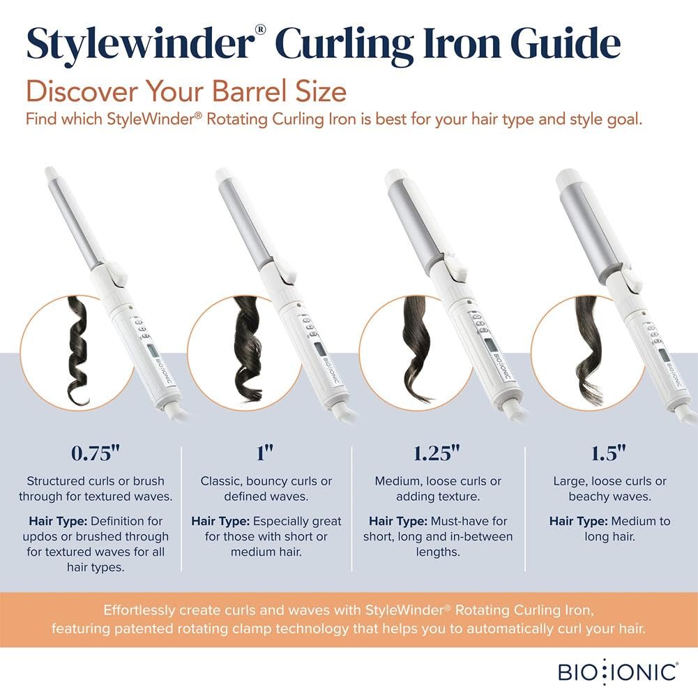 BIO IONIC Professional Rotating Ceramic Curling Iron - 1