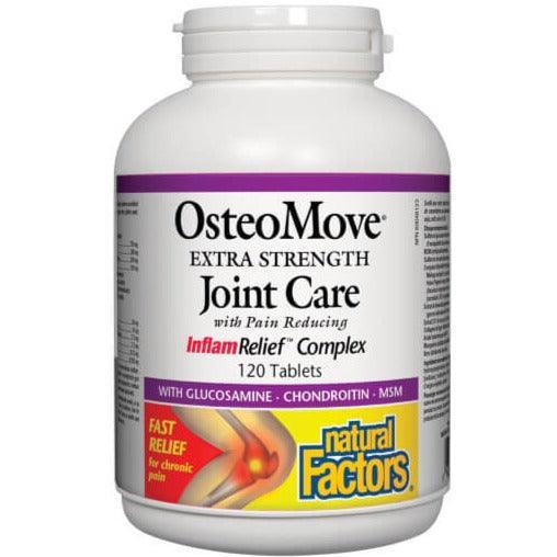 Natural Factors OsteoMove Joint Support Supplement - 120 Tablets for Bone & Joint Health - Supports Mobility & Flexibility for Active Lifestyles