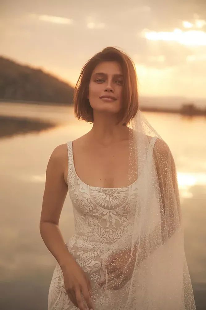Wtoo Valette Gown - Elegant Wedding Dress with Lace Details | Perfect for Bridal Ceremonies & Formal Events