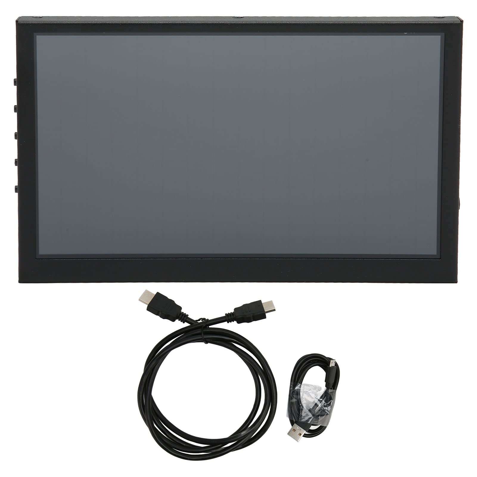 7 Inch IPS Panel Dual Speaker Premium Plug & Play Portable Monitor - Mini Secondary Screen for Laptop, Gaming, Office & Travel Use