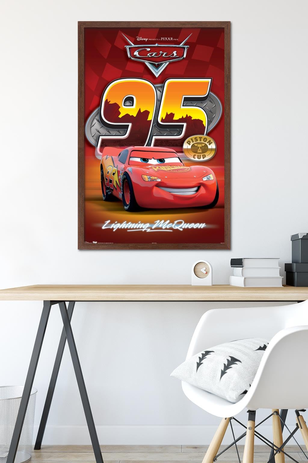 Disney Pixar Cars Lightning McQueen Wall Poster - 22.375