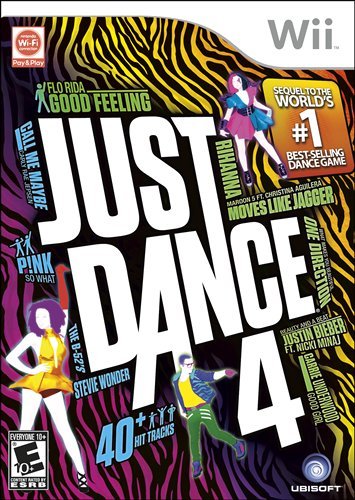 Just Dance 4 - Nintendo Wii Game - Fun Family Dance Party Video Game for Kids & Adults - Perfect for Parties, Workouts & Family Game Nights