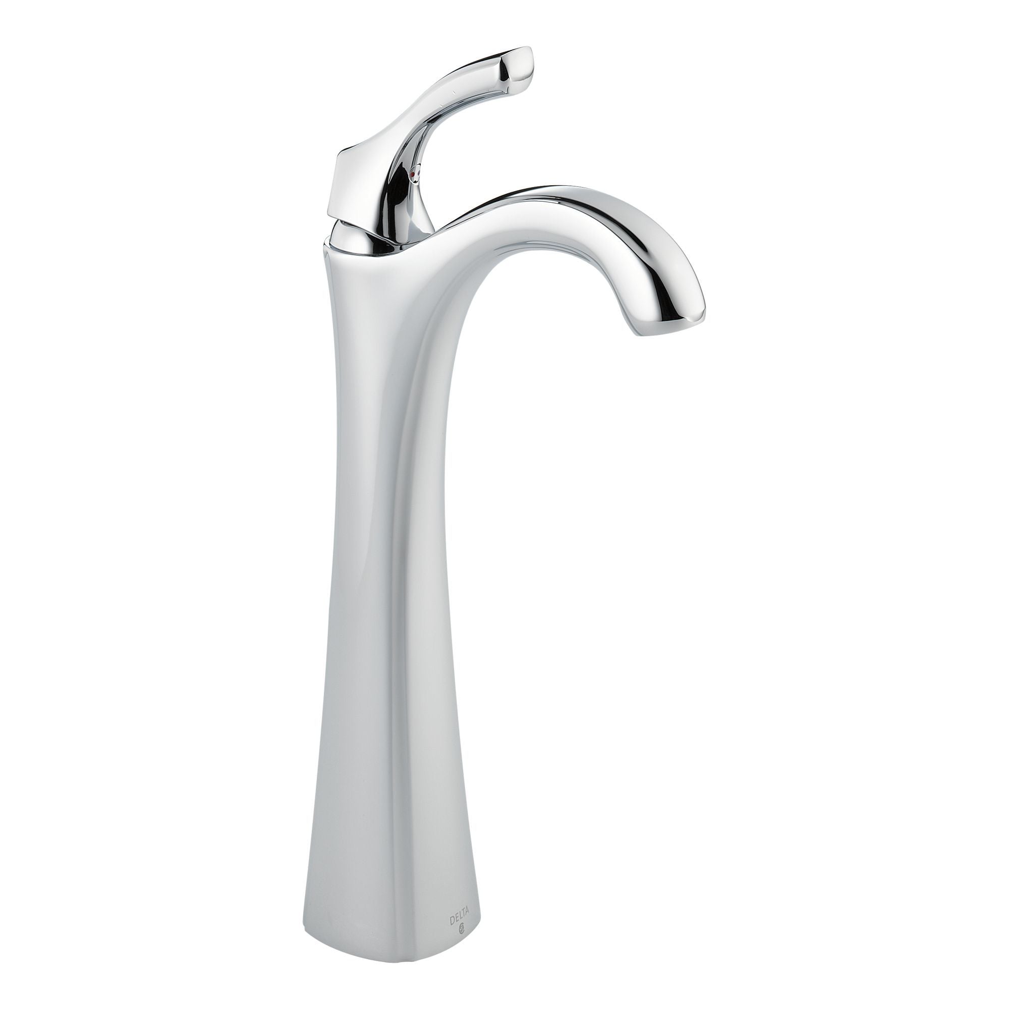Delta Addison Bathroom Vessel Sink Faucet in Chrome - Modern Single Hole Bath Faucet for Vessel Sinks, Perfect for Contemporary Bathrooms and Powder Rooms