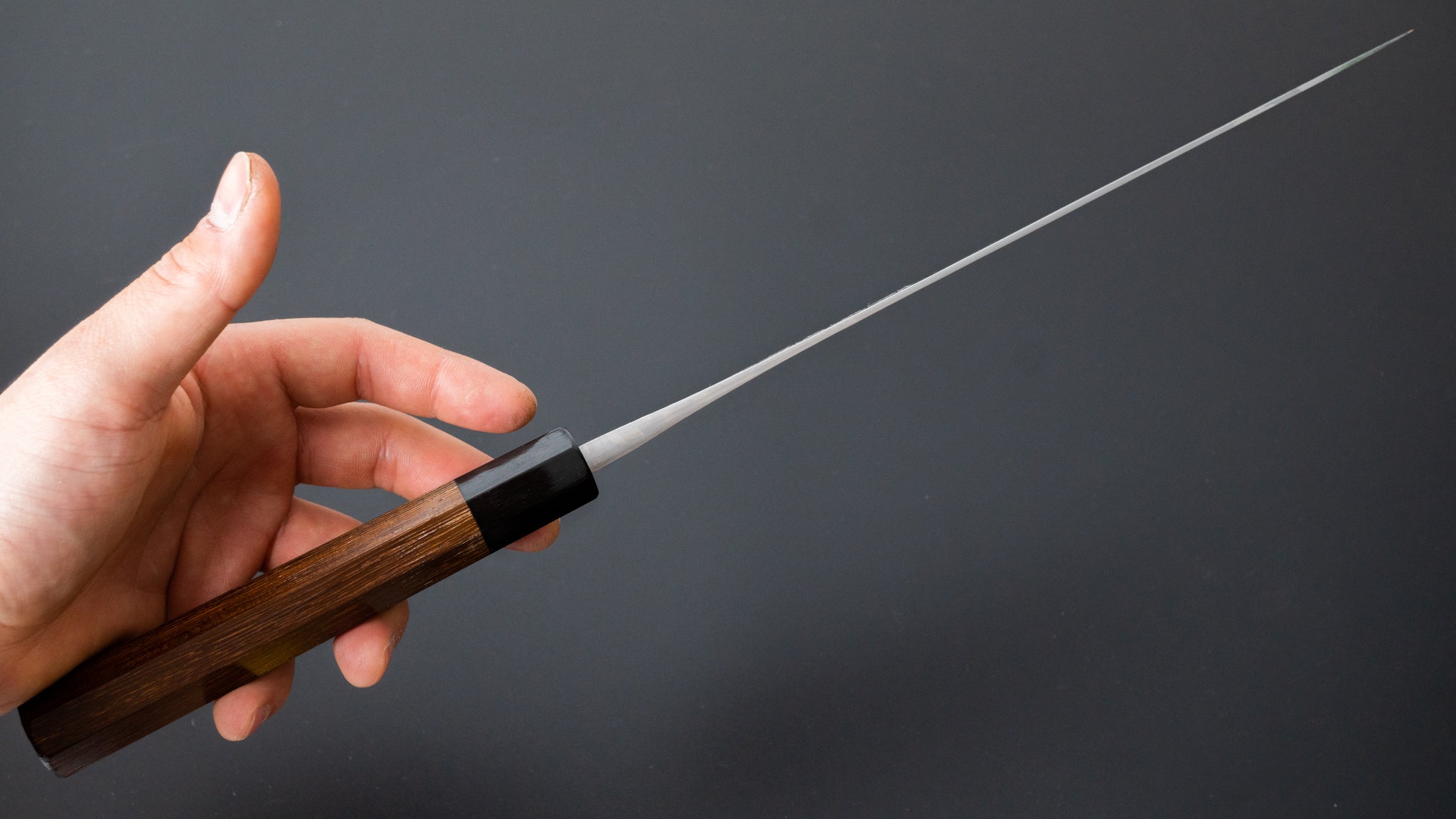 Jiro Tsuchime Wa Sujihiki 240mm Japanese Slicing Knife with Taihei Tagayasan Handle (#343) - Perfect for Sushi, Sashimi & Meat Carving
