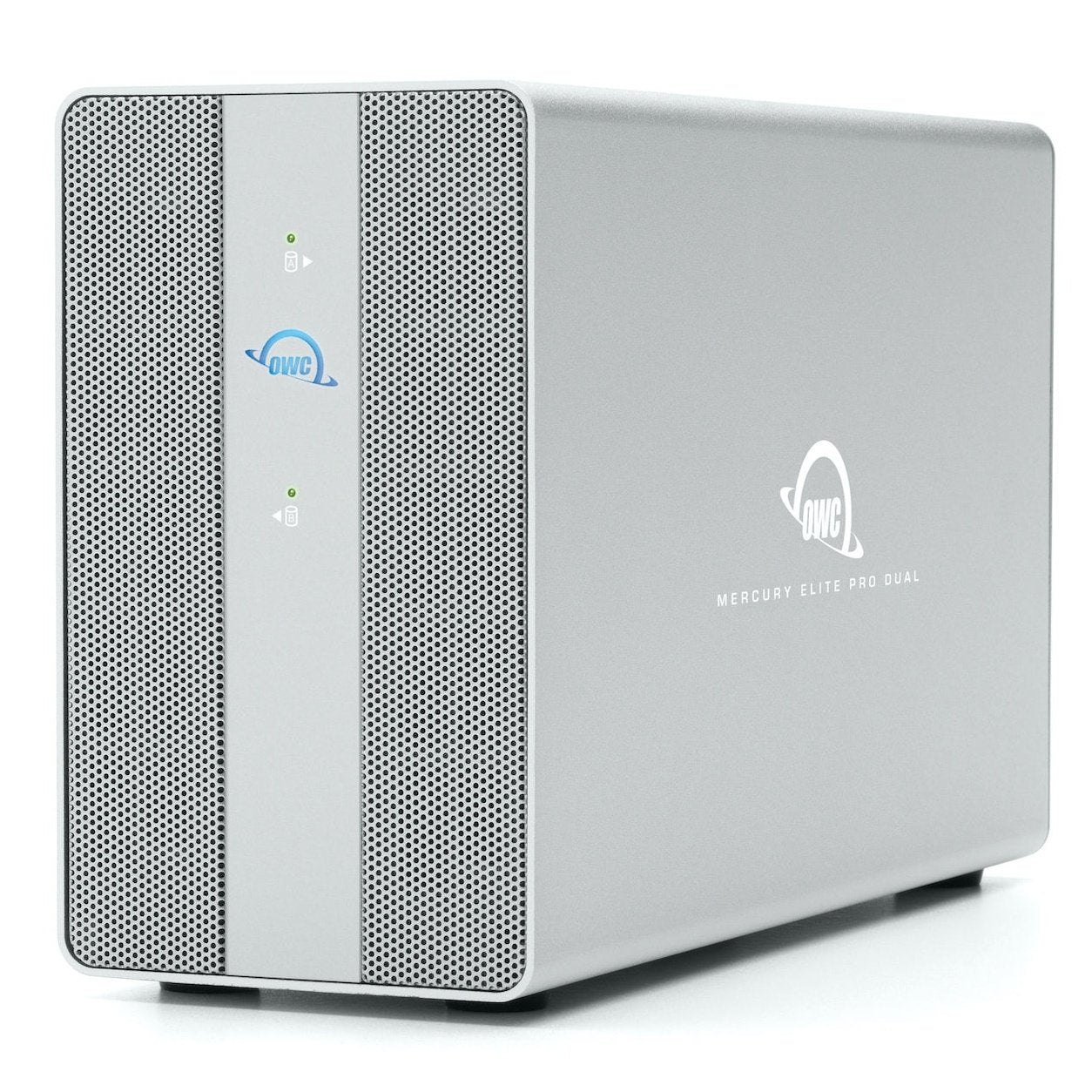 36TB OWC Mercury Elite Pro Dual RAID External Hard Drive - USB 3.2 (10Gb/s) with 3-Port Hub | High-Capacity Storage for Video Editing, Photography & Data Backup