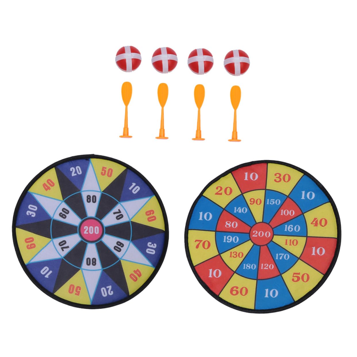 WHAMVOX 2 Sets Sticky Ball Dart Board Game Set - Plastic Sports Toy for Kids & Adults - Fun Indoor/Outdoor Party Games, Birthday Gifts, Family Game Night Activities