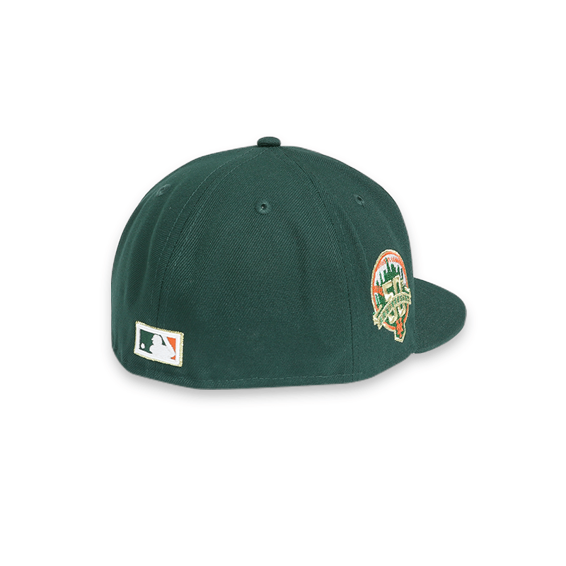 New York Mets 50th Anniversary Green 59FIFTY Fitted Hat for Men - Official MLB Baseball Cap for Fans, Sports & Casual Wear