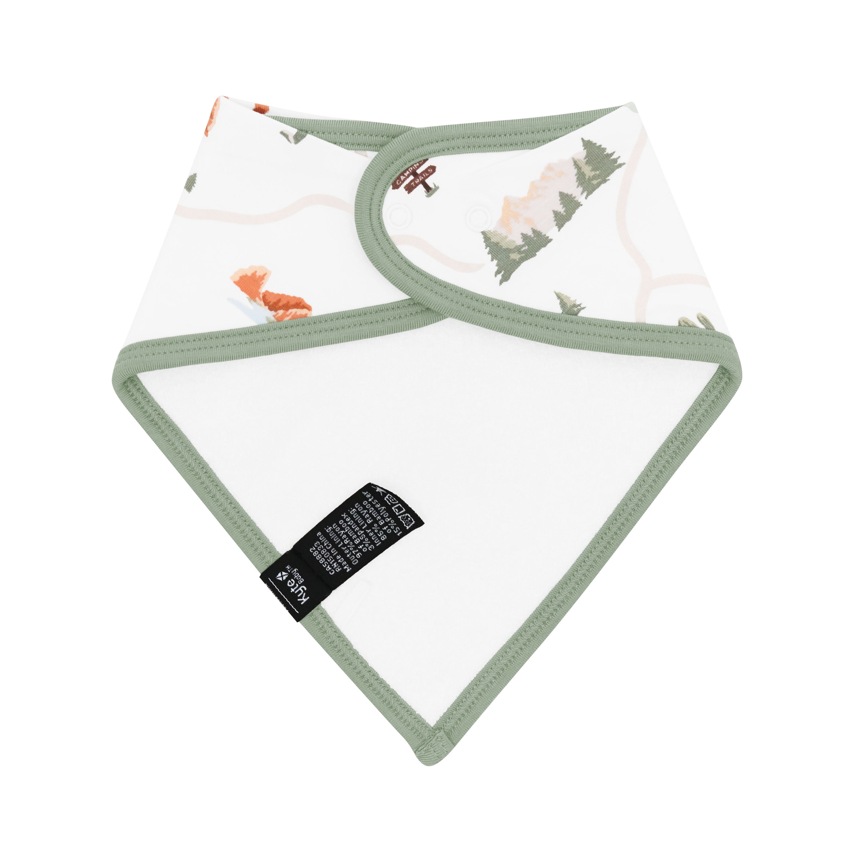 Baby Bib for Road Trips - Soft & Absorbent Travel Bib for Messy Eaters - Perfect for Car Rides, Airplane Travel & Family Vacations