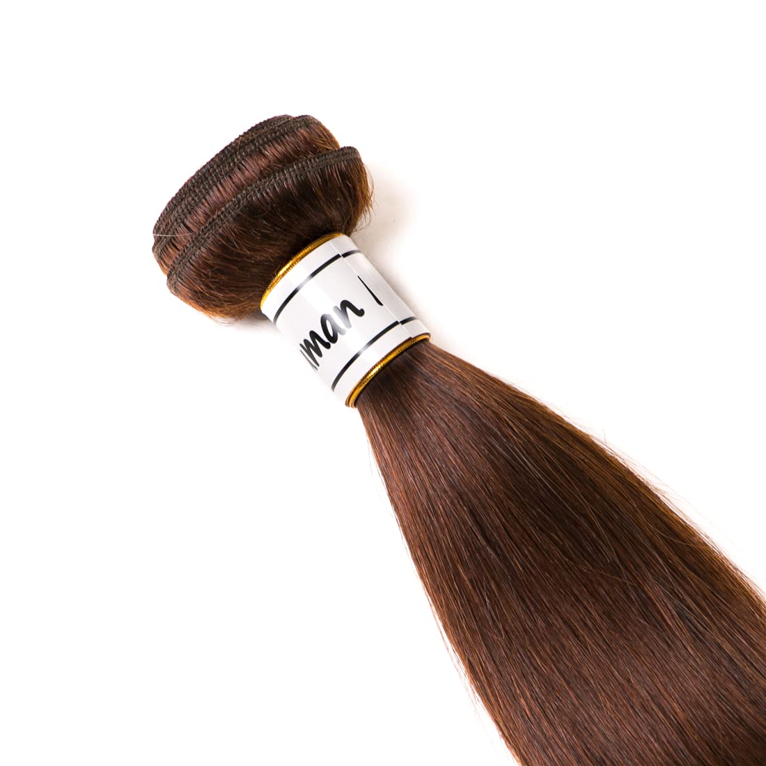 Brazilian Virgin Human Hair Extensions - 3 Bundles Straight Light Brown #4 (10 10 10 Inch) | 100% Unprocessed Human Hair for Styling & Volume | Perfect for Daily Wear, Parties & Special Occasions