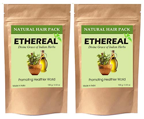 Ethereal Natural Hair Growth Pack - 200g | Organic Hair Care for Thicker, Longer & Healthier Hair | Perfect for Daily Use, Styling & Scalp Treatment
