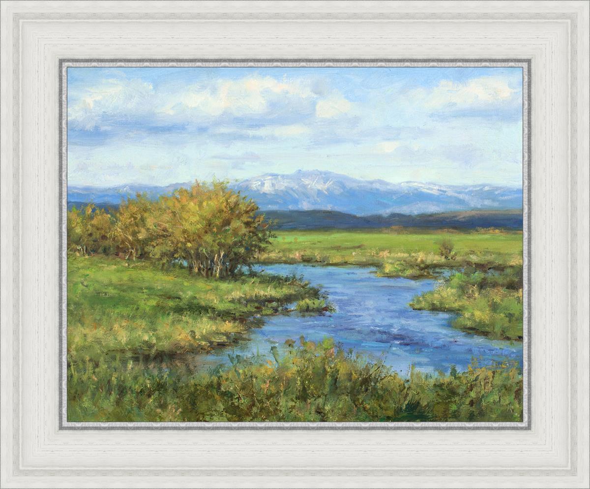 Spring Runoff on Camas Creek - Stunning Nature Landscape Wall Art Print for Home & Office Decor | Perfect for Living Rooms, Bedrooms & Offices