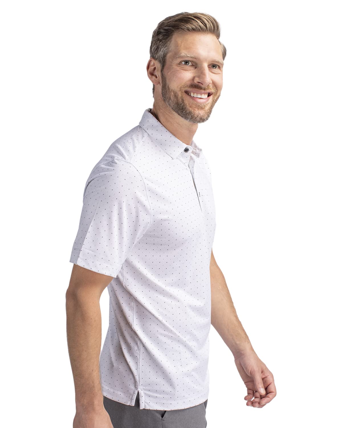 Cutter & Buck Men's Performance Polo Shirt - Moisture Wicking, Breathable & Comfortable Golf & Casual Wear for Men | Perfect for Golf, Office & Outdoor Activities