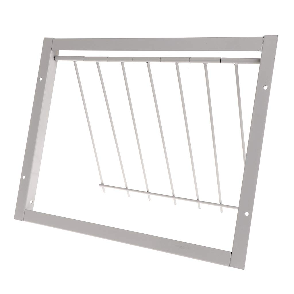 NABIAN Pigeon Trap Door - Heavy Duty Wire Bars Frame Entrance with Catch Bar for Racing Birds & Loft Supplies | Perfect for Pigeon Racing, Breeding & Training | Easy Installation & Durable Design