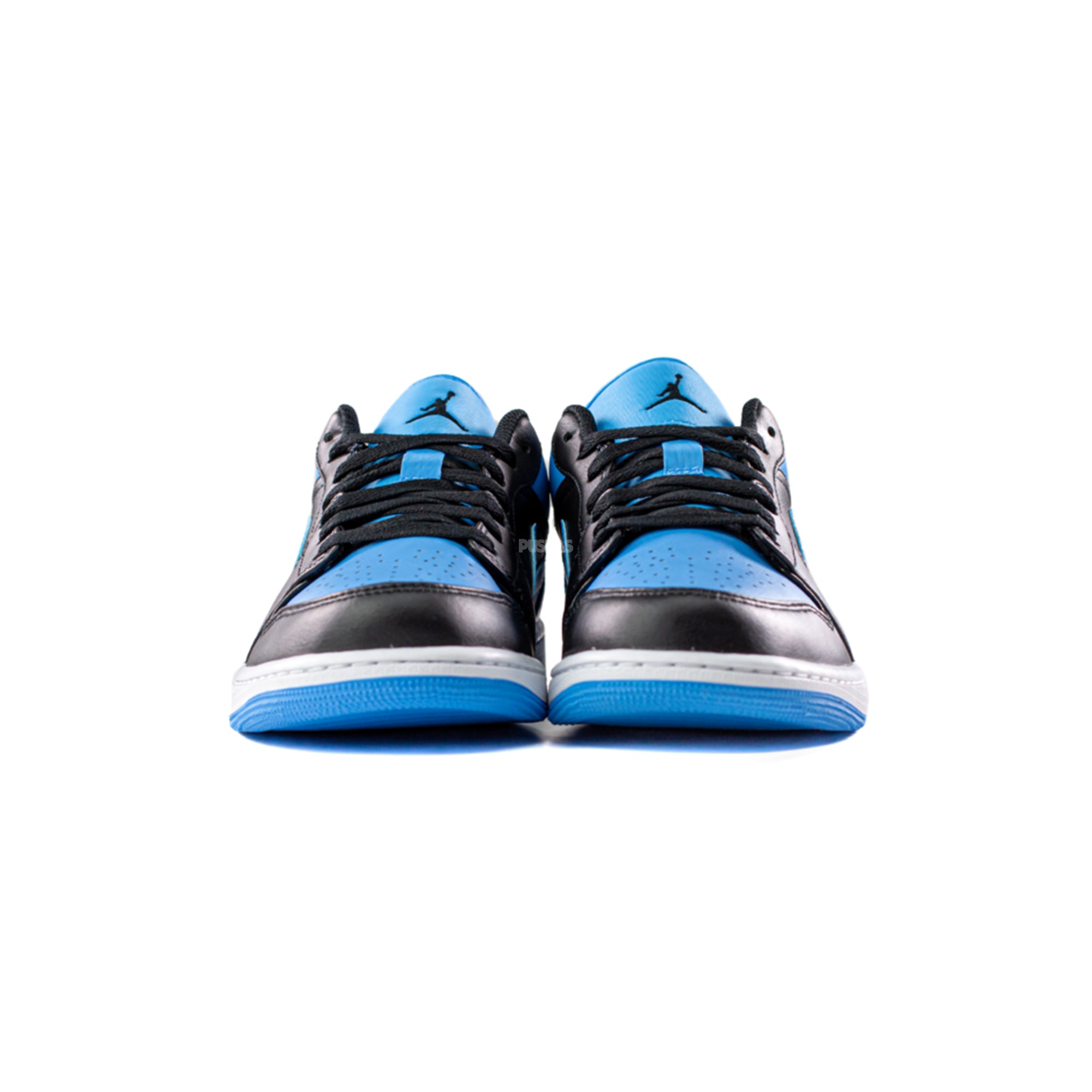 Air Jordan 1 Low 'Black University Blue' Sneakers (2023) - Men's Basketball Shoes for Casual Wear & Street Style