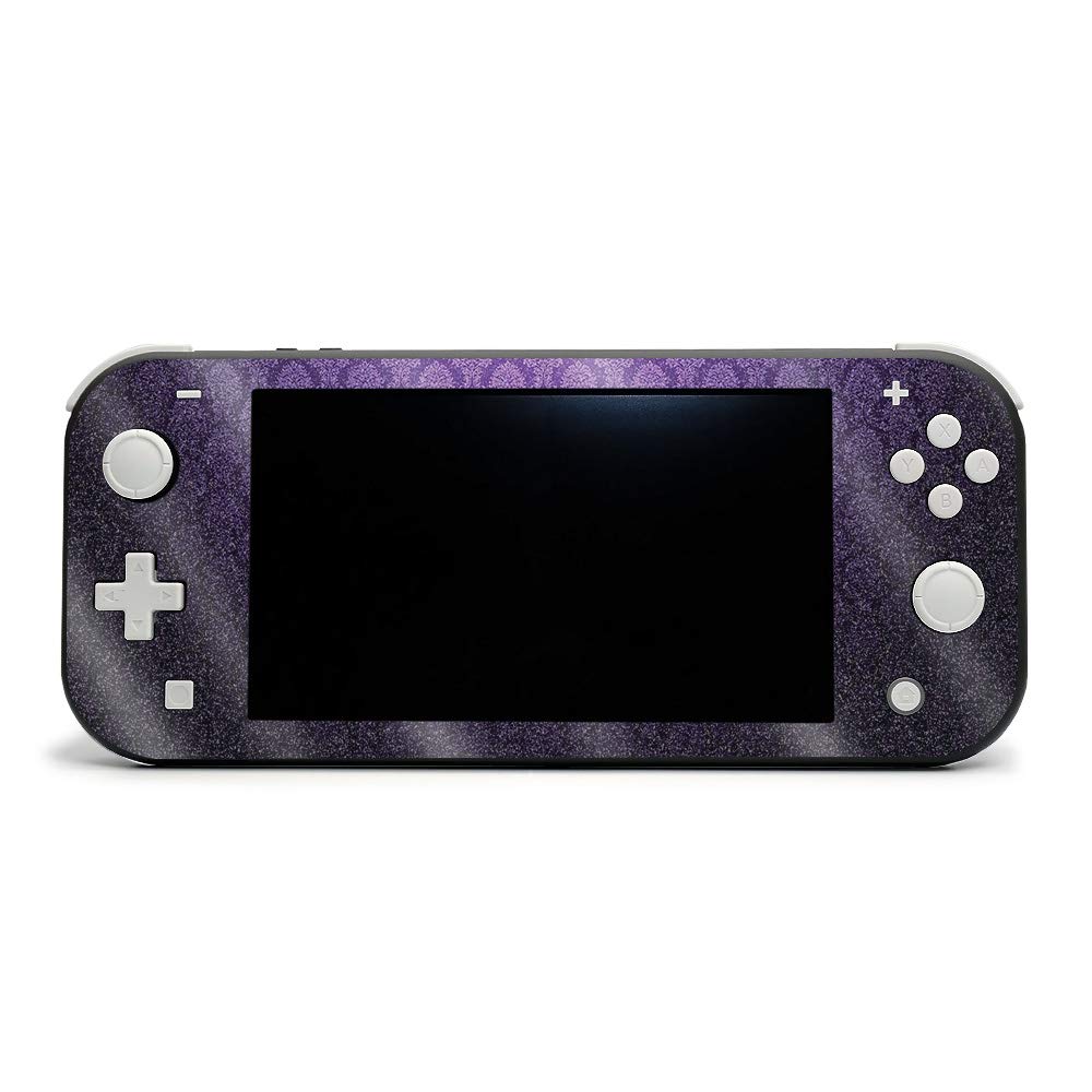 MightySkins Glossy Glitter Skin Cover for Nintendo Switch Lite - Antique Purple | Protective & Durable Vinyl Decal | Easy to Apply & Remove | Made in USA | Perfect for Gaming, Travel & Personalization