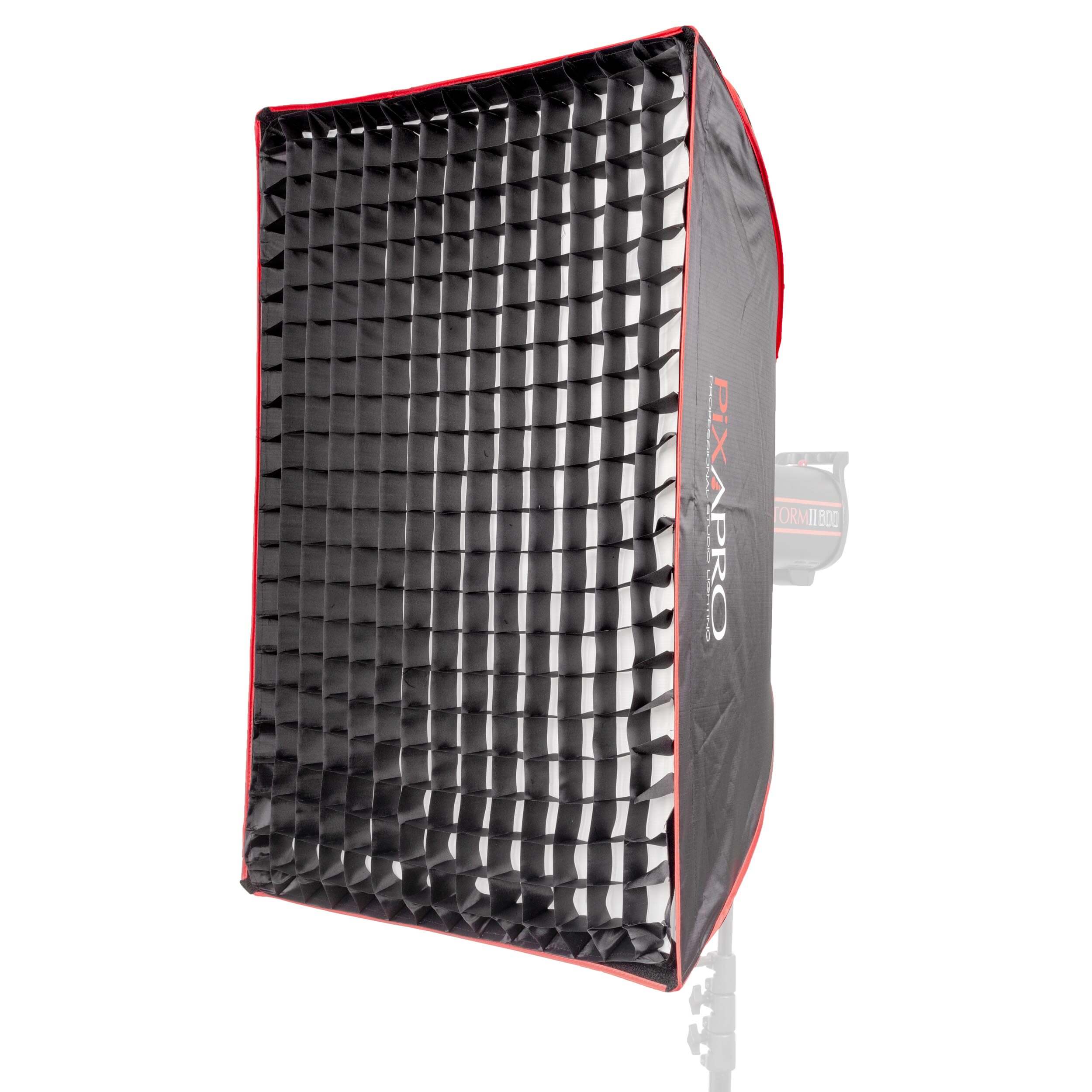 60x90cm (23.6x35.4 Inch) Professional Rectangular Photography Softbox with Grid - Portable Lighting Diffuser for Studio, Product & Portrait Photography