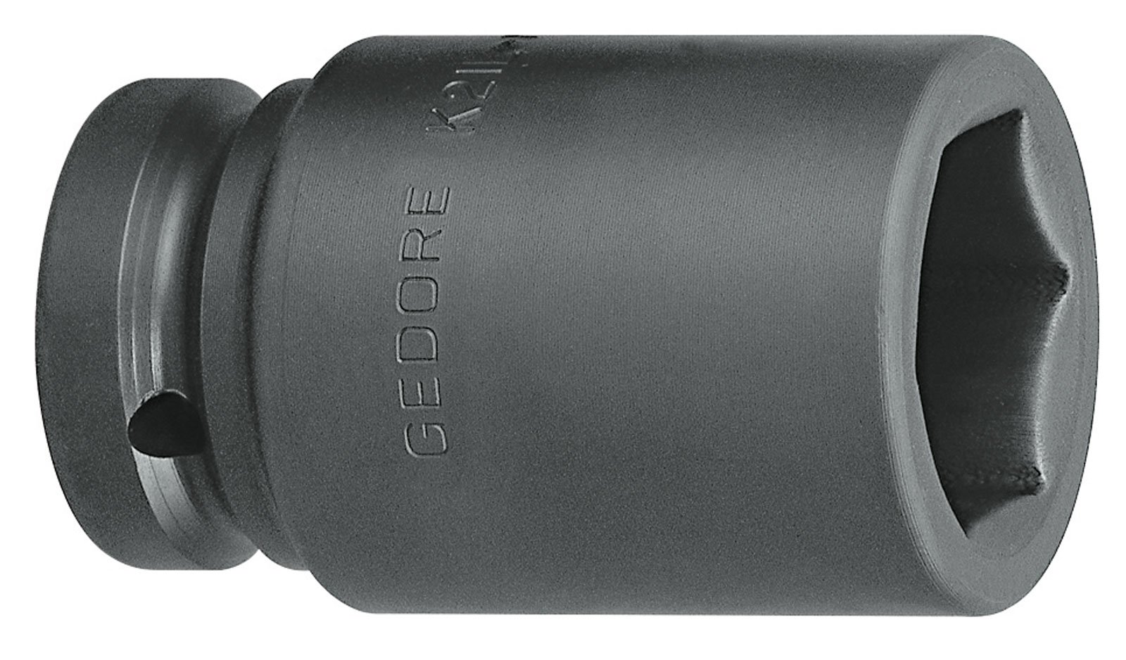 GEDORE K 21 L 32 1-Inch Impact Socket, 32mm Long - Heavy Duty Impact Wrench Tool for Automotive Repair & Industrial Maintenance
