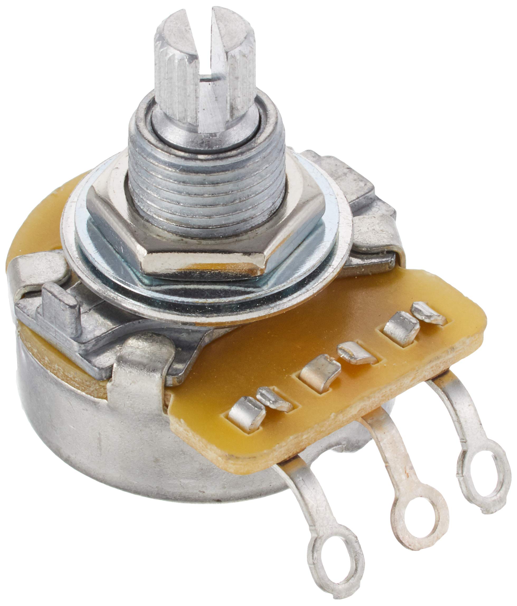 Allparts Silver 500K No-Load Tone Pot for Guitar - Premium Audio Control Potentiometer for Electric Guitar Mods & Upgrades | Perfect for DIY Guitar Repair, Custom Builds & Tone Enhancement