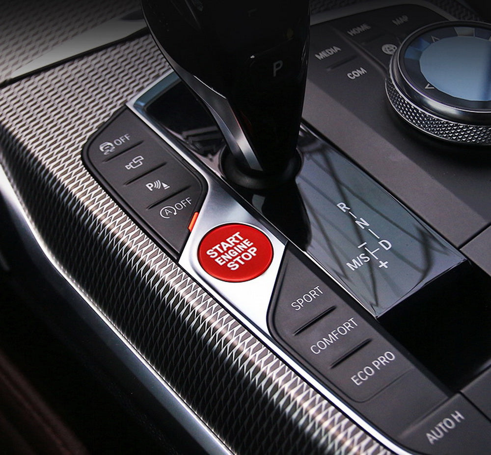 BMW G20 3 Series & G15 8 Series Engine Start/Stop Button Cover - Premium Push Start Protection for Enhanced Interior Style (Perfect for Daily Commute & Car Enthusiasts)
