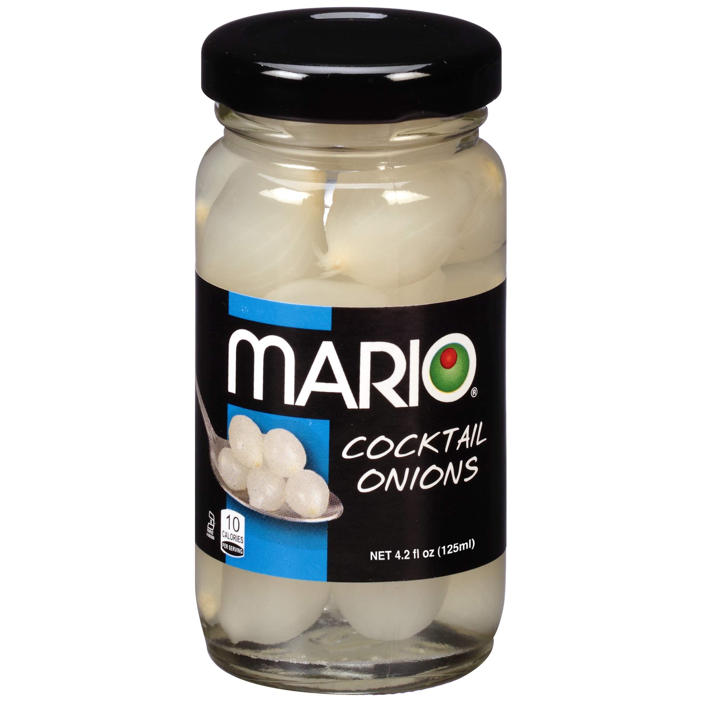 Mario Camacho Cocktail Onions - 4.2 Ounce Jars (Pack of 12) - Perfect for Martinis, Bloody Marys & Garnishing Cocktails
