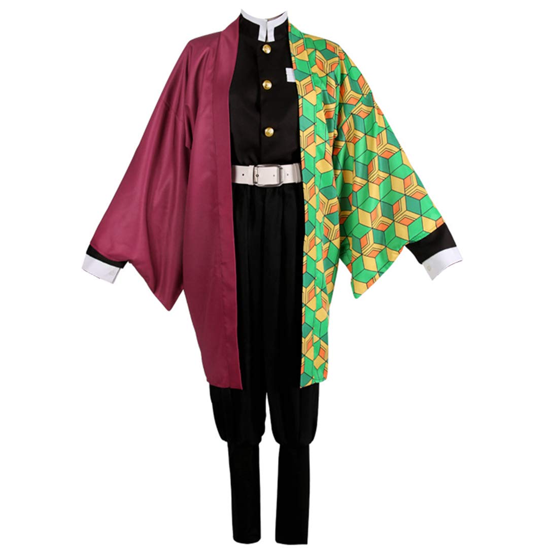 Demon Slayer Kimetsu no Yaiba Tomioka Giyuu Cosplay Costume - Anime Kimono Outfit for Halloween, Conventions & Cosplay Events | Perfect for Fans & Collectors