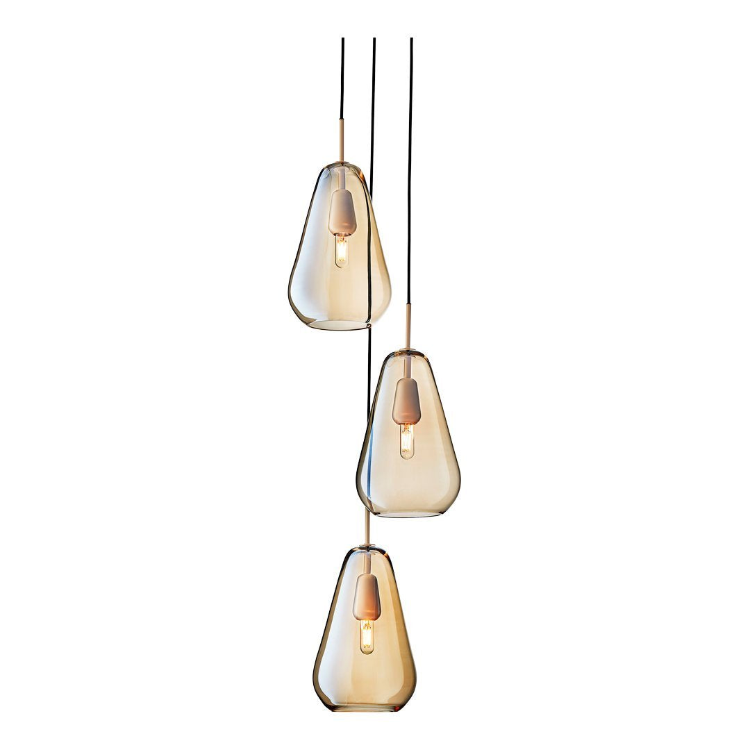Anoli 3-Light Crystal Chandelier - Elegant Modern Ceiling Light Fixture for Dining Room, Bedroom, or Living Room Decor