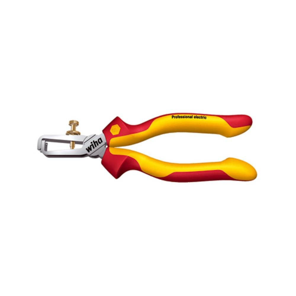 WIHA 26847 Professional Wire Strippers - 160mm Electrician Pliers for Cable Stripping (Model Z55016006) | Perfect for Electrical Work & DIY Projects