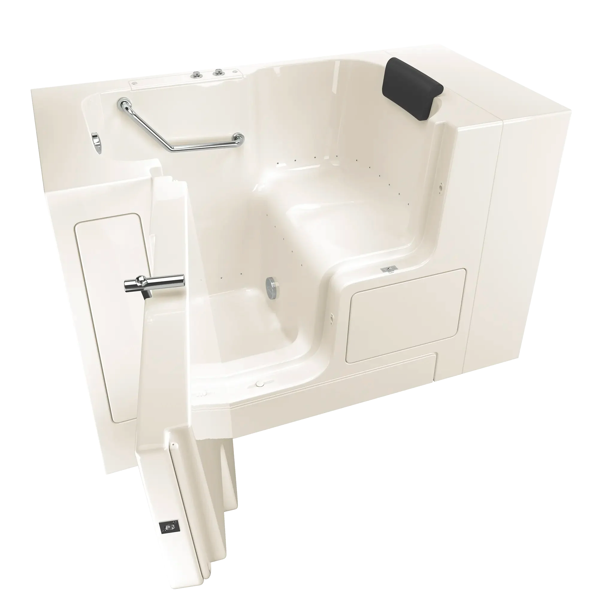 Premium 32 x 52 Inch Walk-in Bathtub with Air Spa System - Left Hand Drain - Gelcoat Finish for Ultimate Relaxation & Mobility - Ideal for Elderly & Arthritis Relief