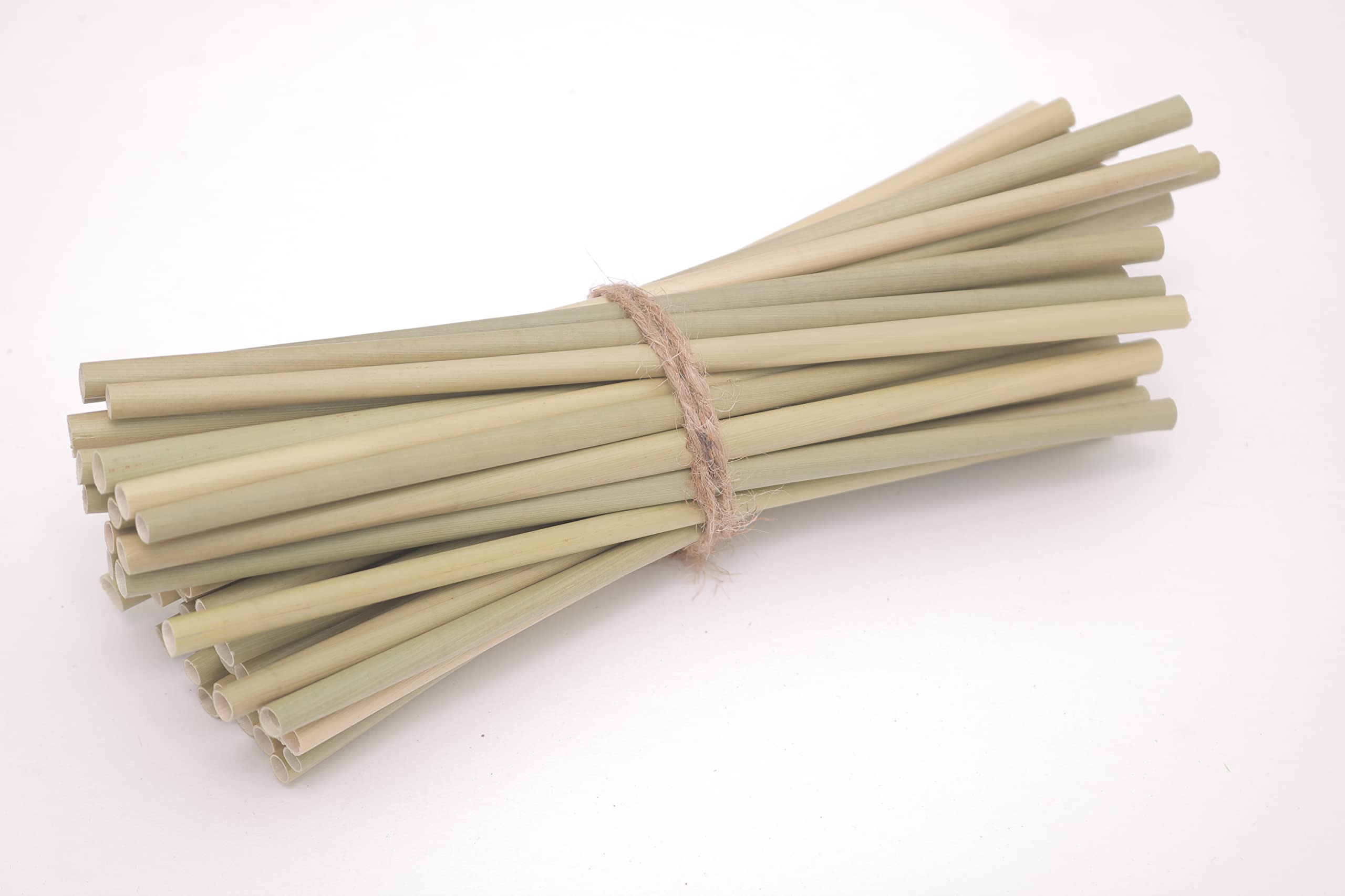 100% Natural Grass Drinking Straws - Eco-Friendly, Compostable, Plastic-Free Alternative to Paper & Bamboo Straws - 100 Pack - Perfect for Parties, Picnics, and Sustainable Living