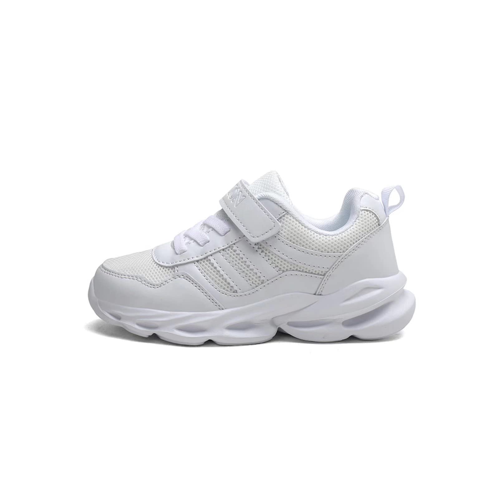 **White Kids Sneakers for Girls & Boys - Casual & Sport Tennis Shoes for Toddler, Little Kid & Big Kid - Perfect for School, Play & Everyday Wear**