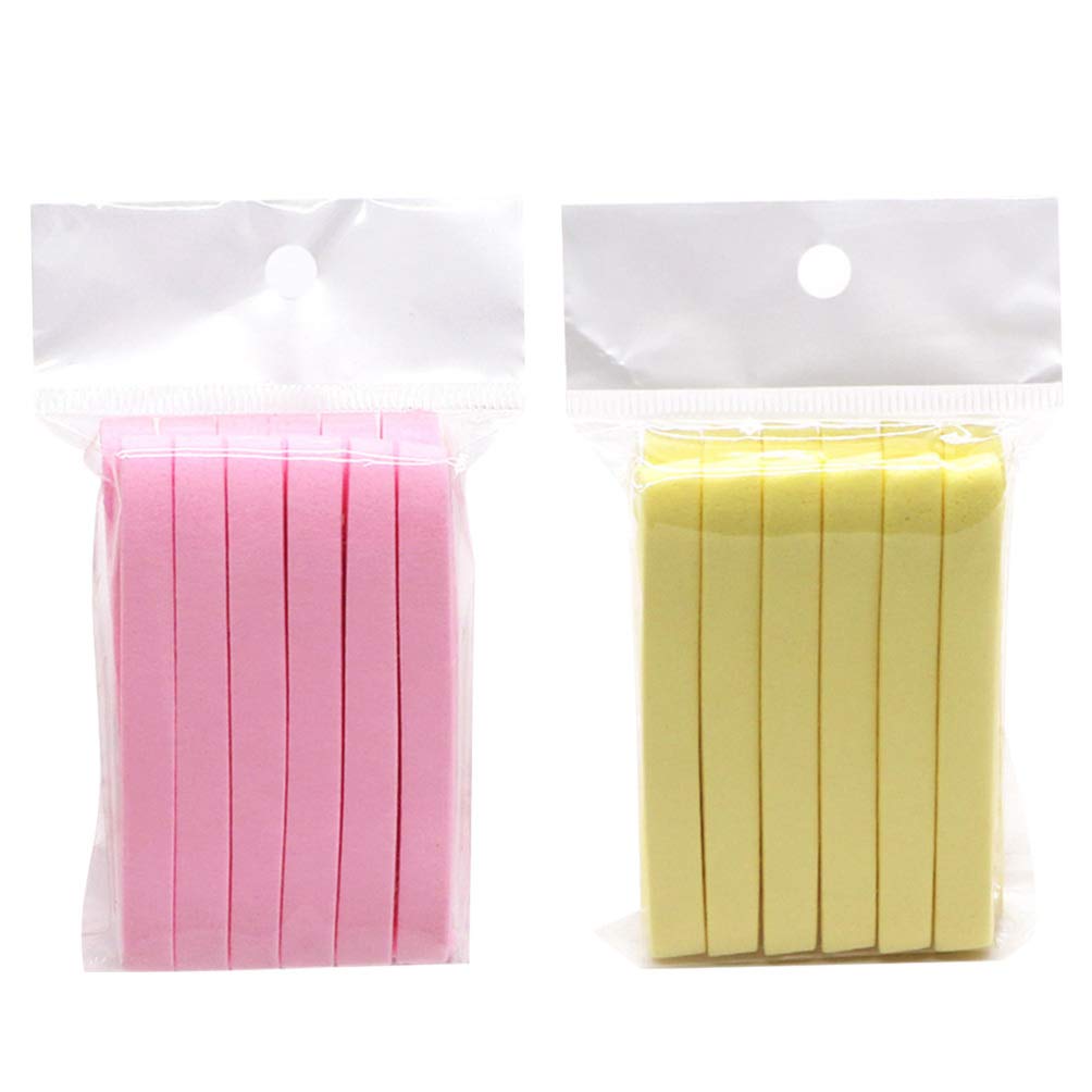 24pcs Natural Makeup Sponge Set for Face & Bath - Soft Exfoliating Pads