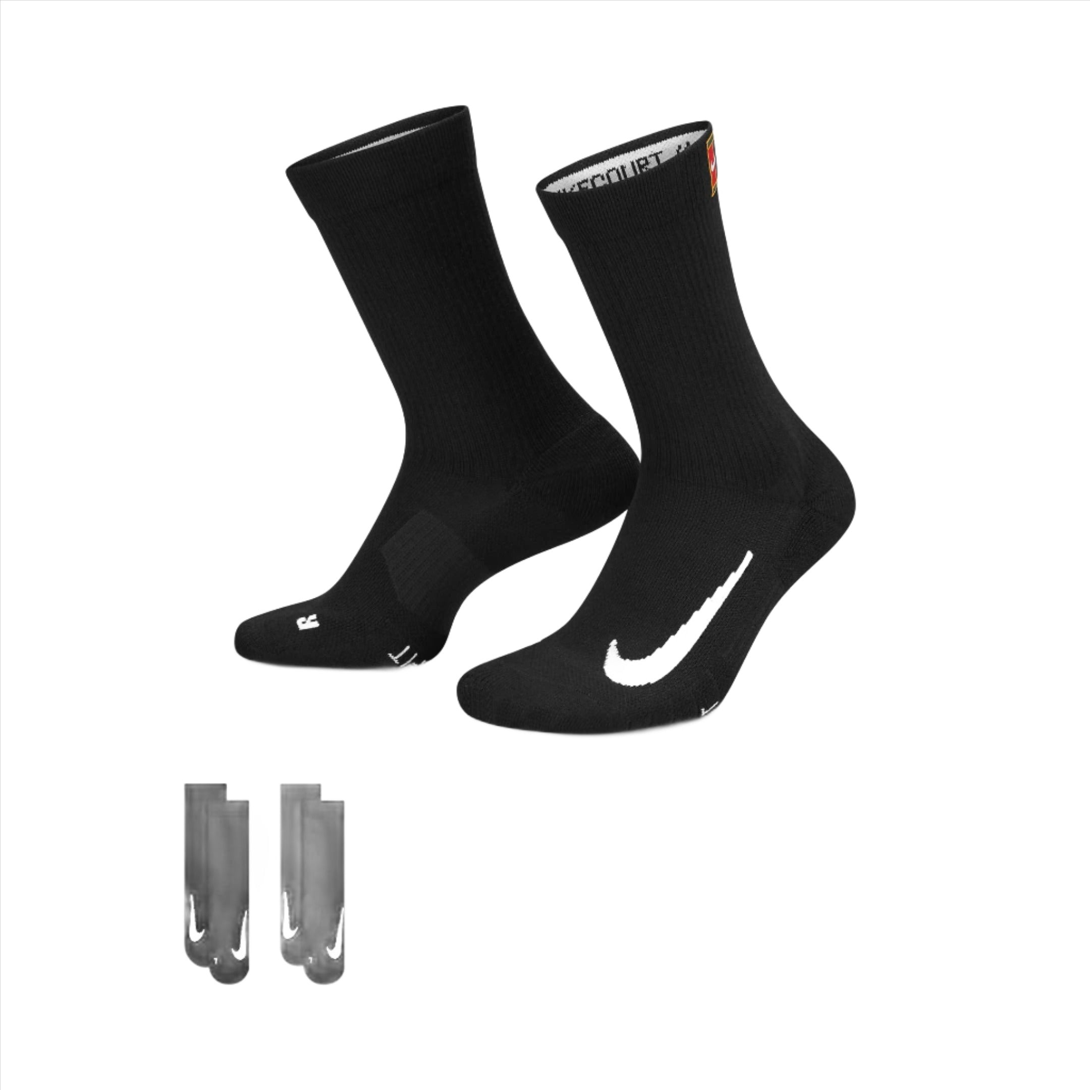 Nike Unisex Court Multiplier Cushioned Athletic Socks - Breathable & Supportive for Basketball, Tennis & Running - Perfect for Sports & Workout Performance