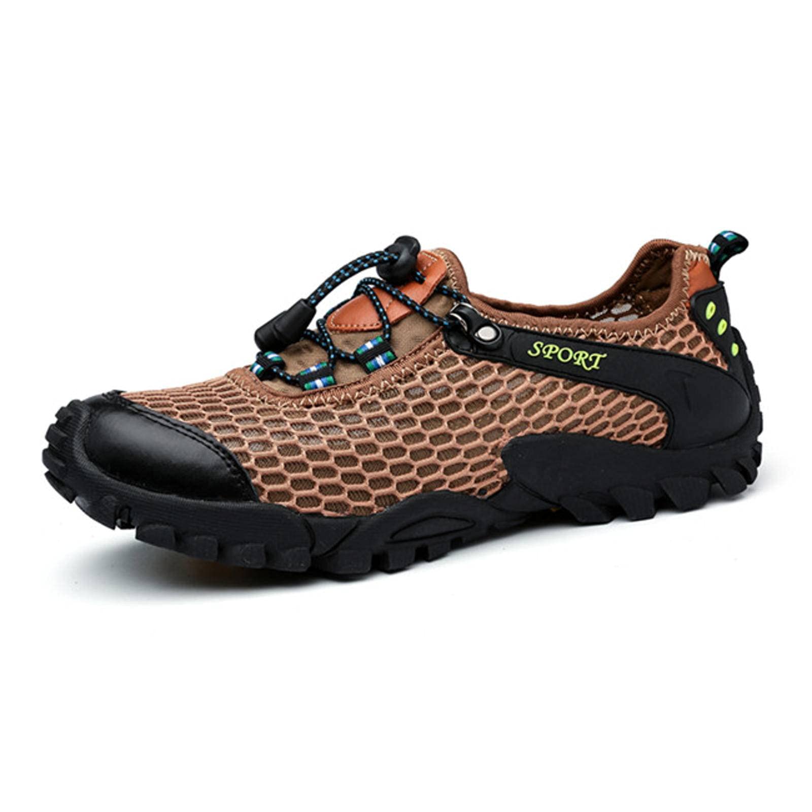 Breathable Mesh Men's Casual Shoes with Elastic Band - Lightweight & Comfortable for Walking, Running, and Everyday Wear