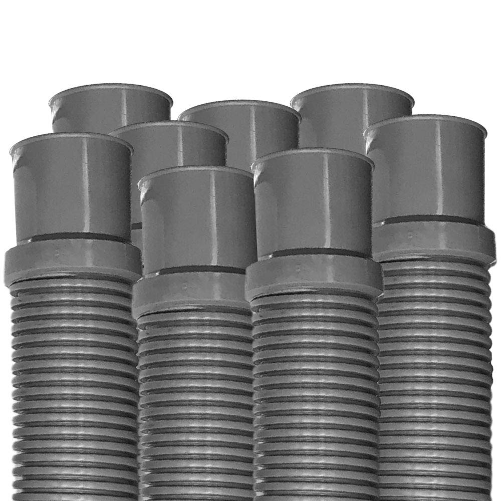 **Puri Tech Heavy Duty 1.25 Inch x 6 Foot Above Ground Pool Filter Hose - 8 Pack for Skimmer to Pump & Filter to Return | Durable for Concrete & Above Ground Pools | Perfect for Pool Maintenance & Water Filtration**