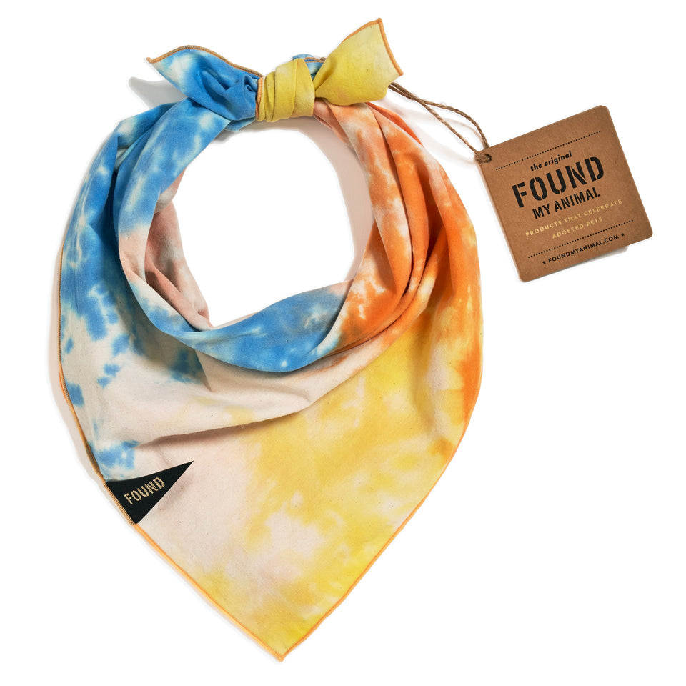 Stylish Tie Dye Dog Bandana for Pets - Fashionable & Comfortable Pet Accessory - Perfect for Walks, Photos & Special Occasions