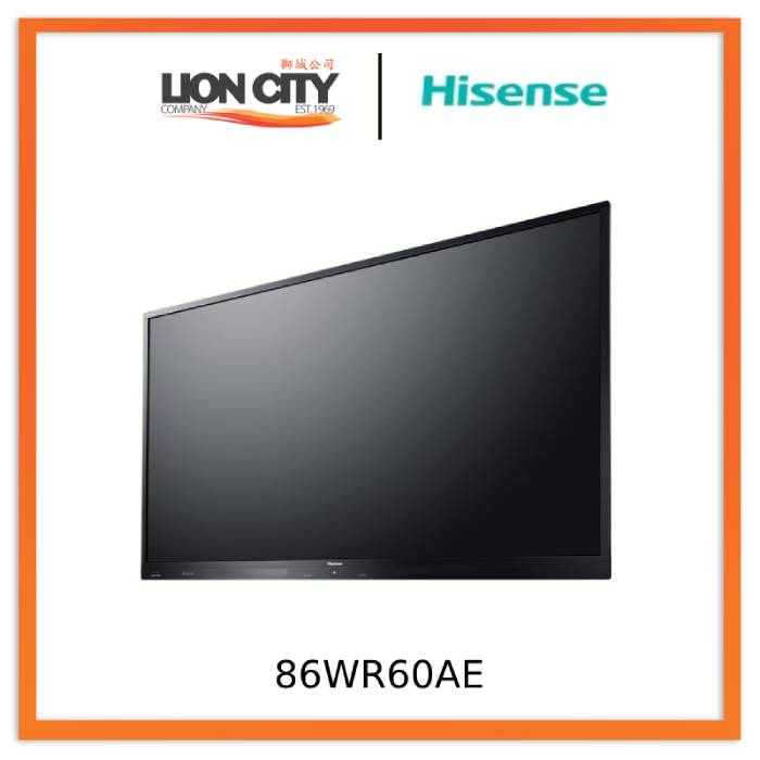 Hisense 86WR60AE 86-Inch 4K UHD Interactive Digital Whiteboard - Smart Touch Screen Display for Classrooms, Offices & Conference Rooms - Perfect for Presentations, Teaching & Collaborative Work