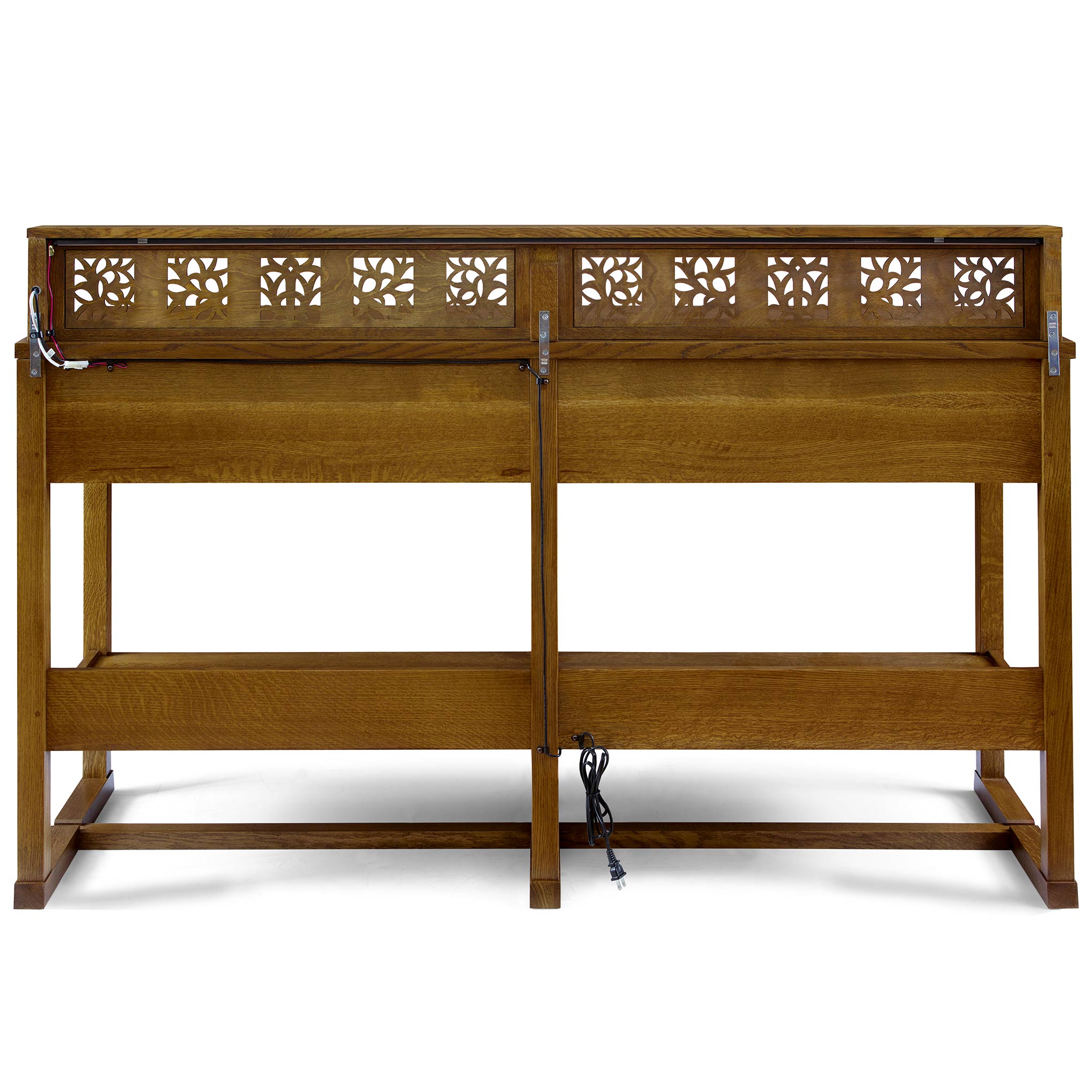 Surrey Hills Server with Gallery - Elegant Display Cabinet for Dining Room & Living Room Storage