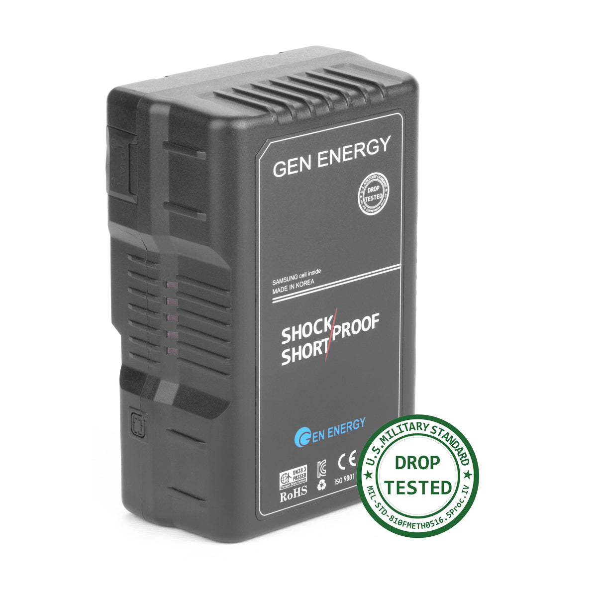 Gen Energy G B200 V Mount Li-Ion Battery 160Wh - High Capacity Power Solution for DSLR Cameras, Camcorders & LED Lights - Perfect for Film Production, Photography & Outdoor Shooting