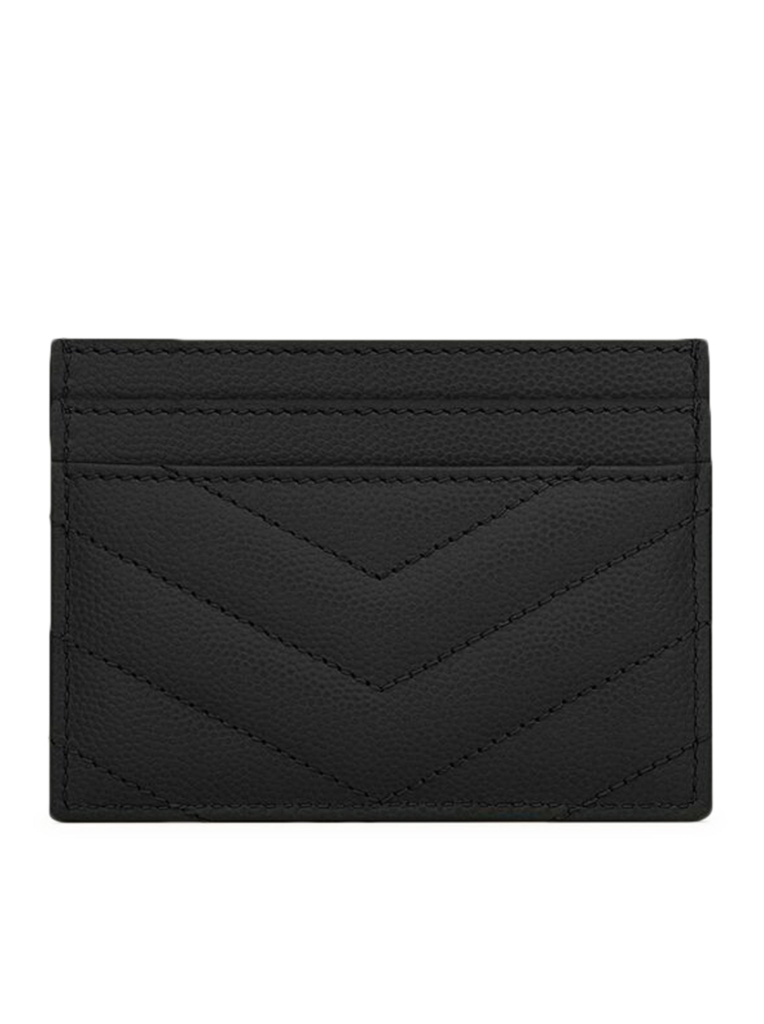 Cassandre Matelassé Card Case in Grain de Poudre Leather - Slim Luxury Wallet for Credit Cards & IDs - Perfect for Everyday Use, Travel & Gifting