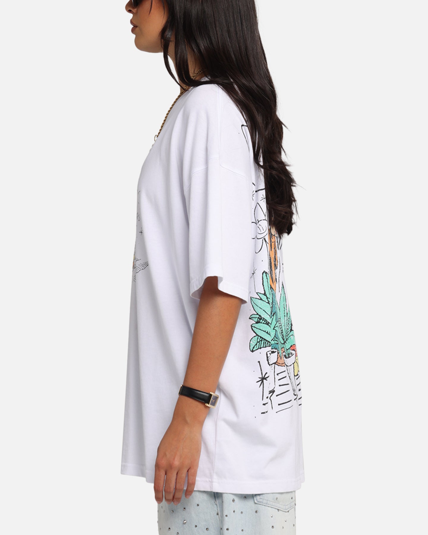 Disney Best Friends T-Shirt for Women - Soft Cotton White Graphic Tee - Cute Matching Outfits for BFFs, Sisters & Couples - Perfect for Casual Wear, Gifts & Theme Parks