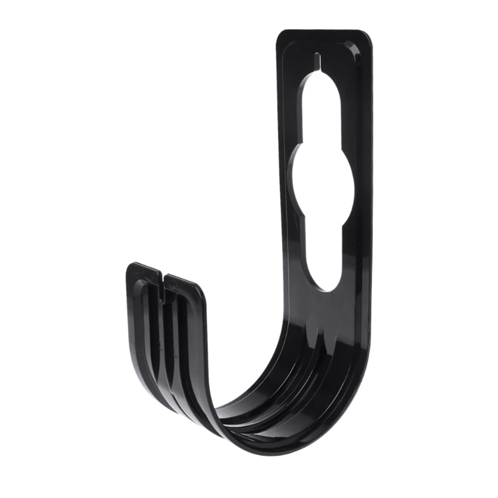 Portable Garden Hose Holder - 1pc Plastic Water Hose Hanger Hook Rack for Yard & Outdoor Storage (Black) - Perfect for Organizing Garden Tools, Watering Cans & Outdoor Equipment